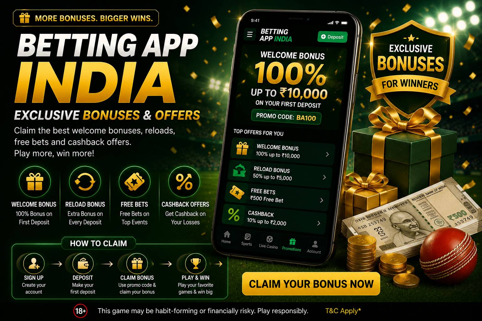 Betting app bonuses guide