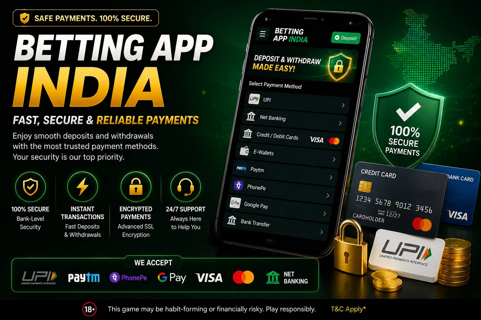 Betting app payments guide